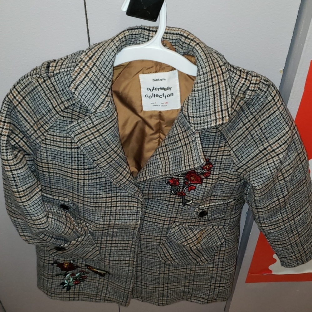 Wool girls coat